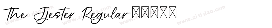 The Jjester Regular字体转换